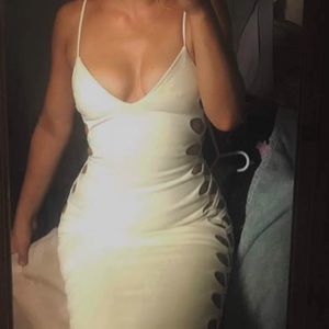 Oh Polly suede dress